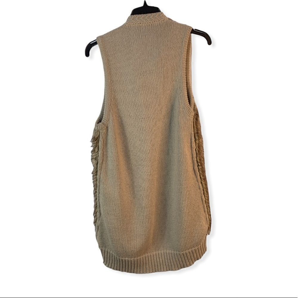 TWIK Faux Fur And Knit Vest - Picture 2 of 7